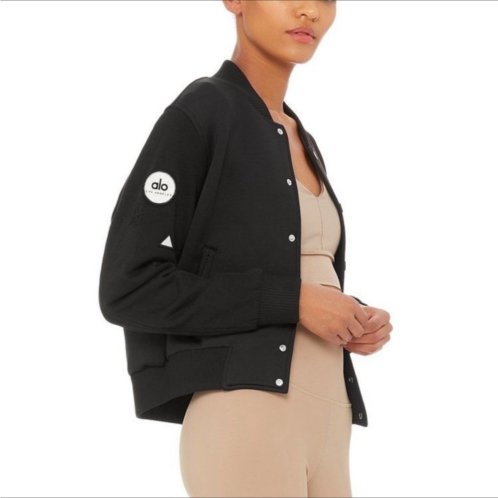 Alo yoga varsity jacket